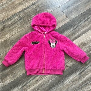 Disney Kids Pink Fleece Hoodie